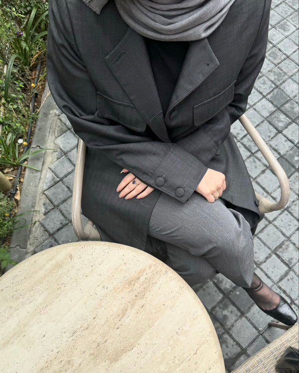 ROUND NECK JACKET