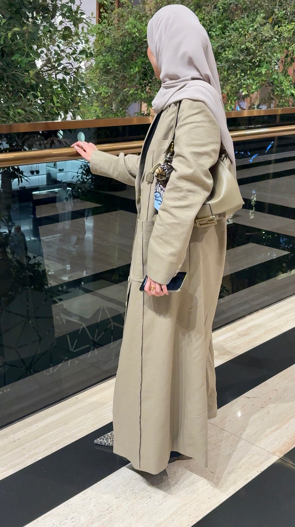 SINGLE-BREASTED LINEN JACKET