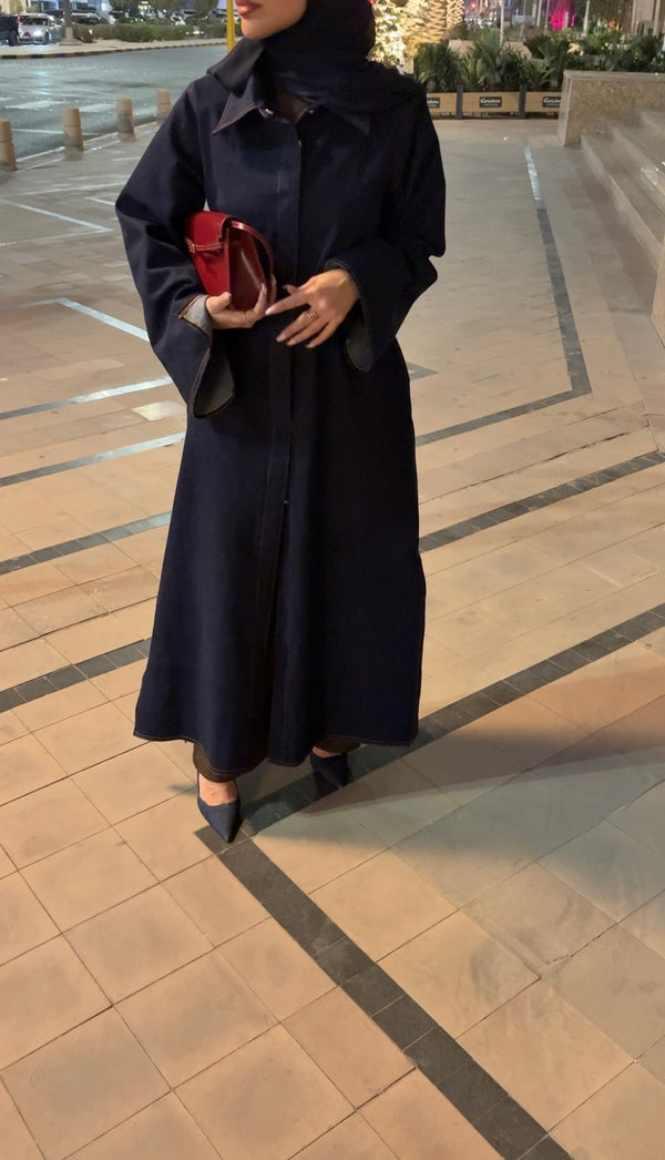 TAILORED LONGLINE DENIM JACKET