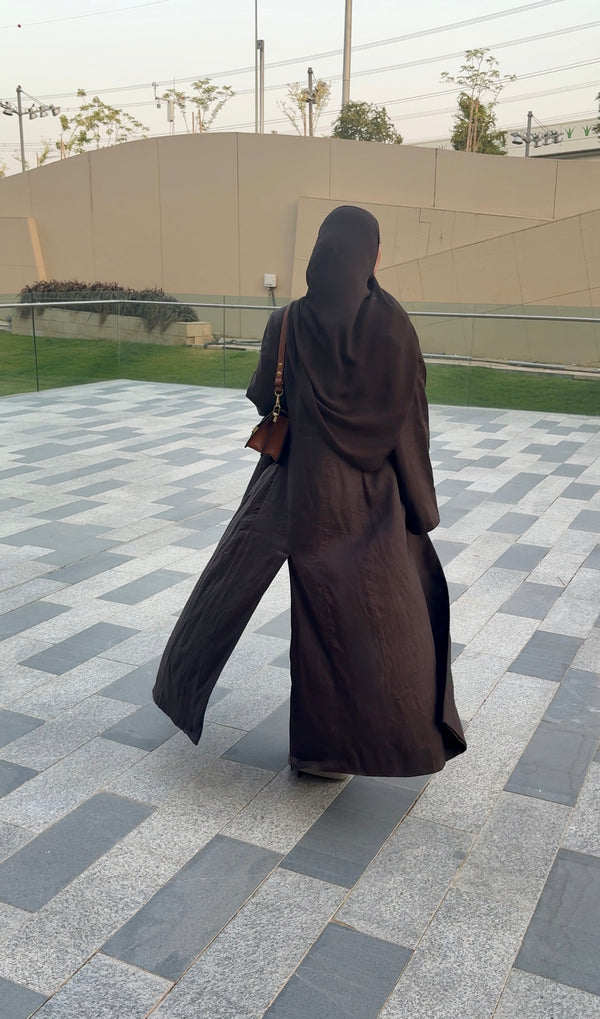 بليزر لينن 100%بدون ياقة