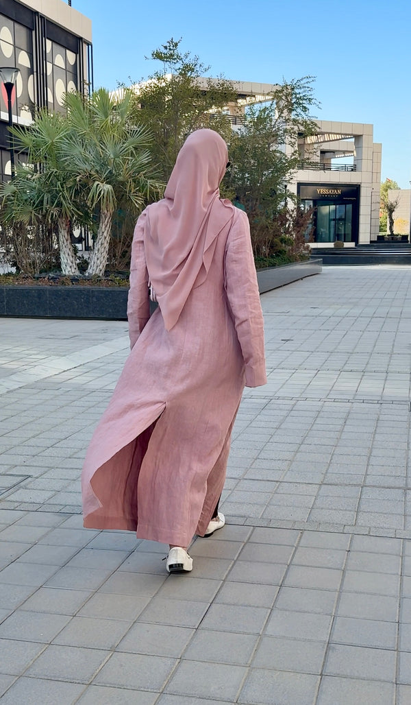 كيمونو لفّ من اللينن المغسول