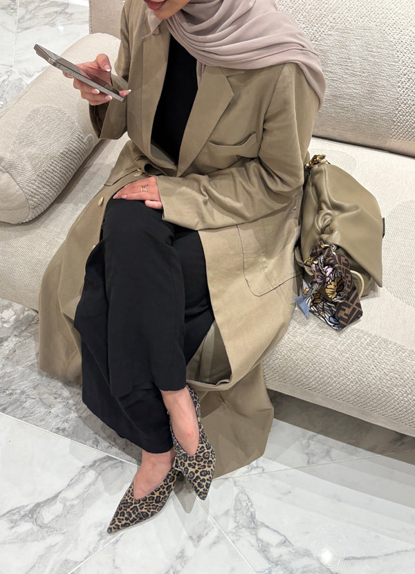 SINGLE-BREASTED LINEN JACKET