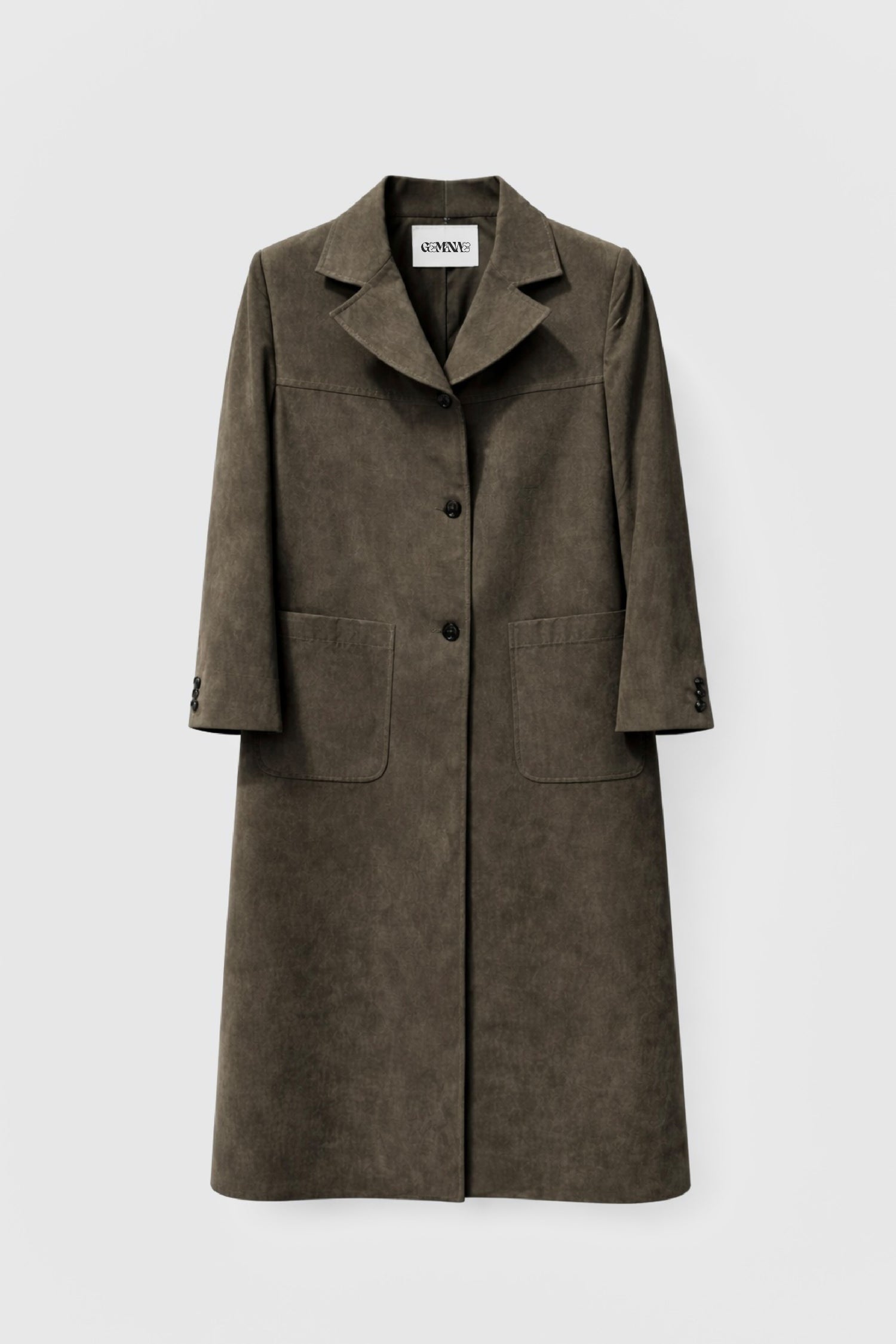 RTW SINGLE-BREASTED LIGHT SUEDE JACKET