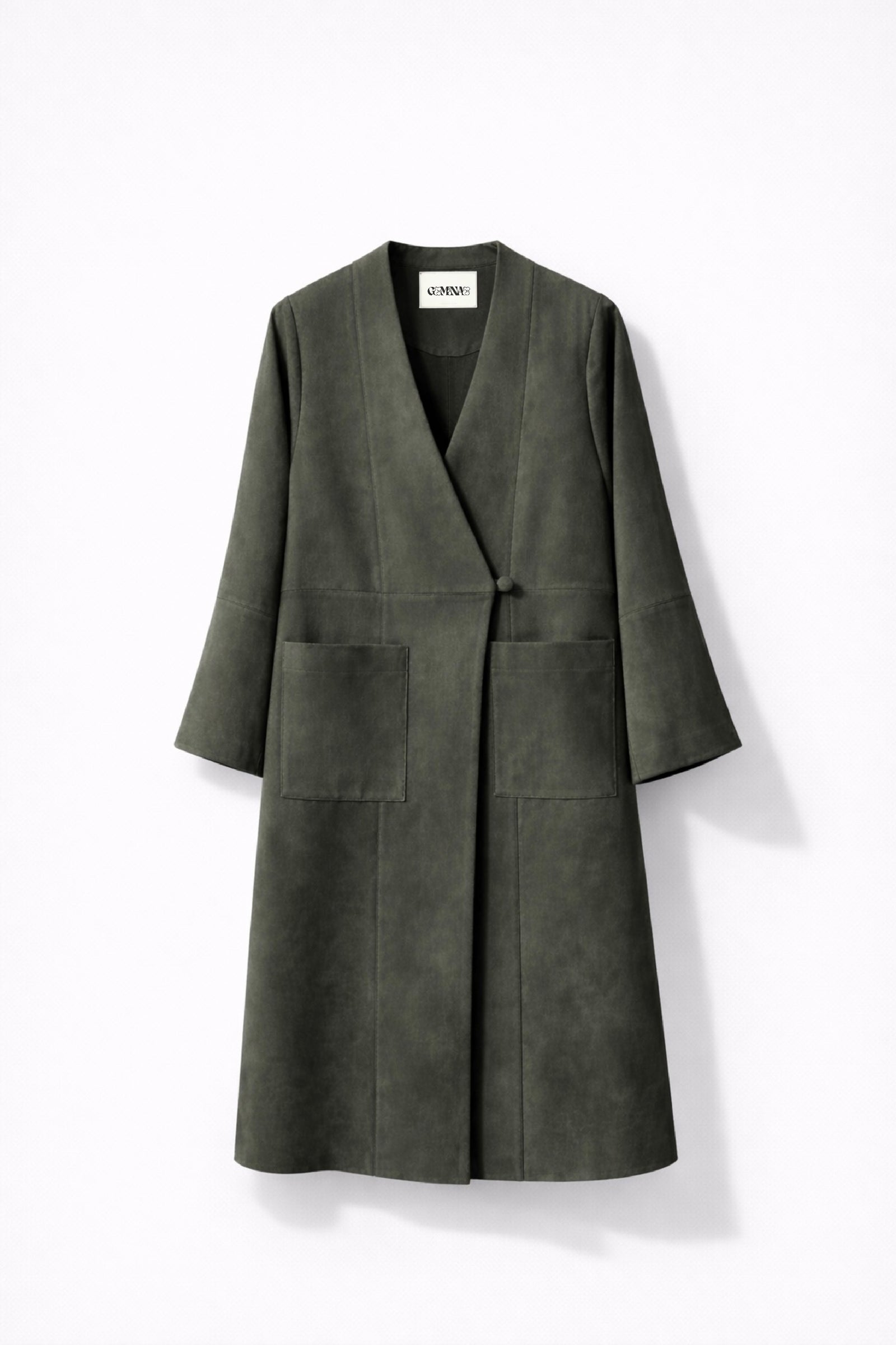 LONG KIMONO WASHED SILK BLAZER