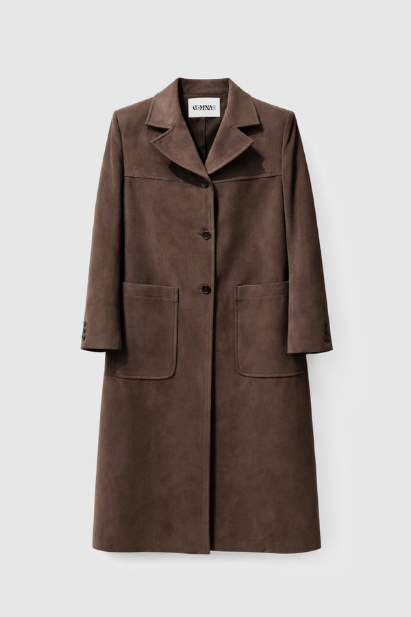 RTW SINGLE-BREASTED SUEDE JACKET