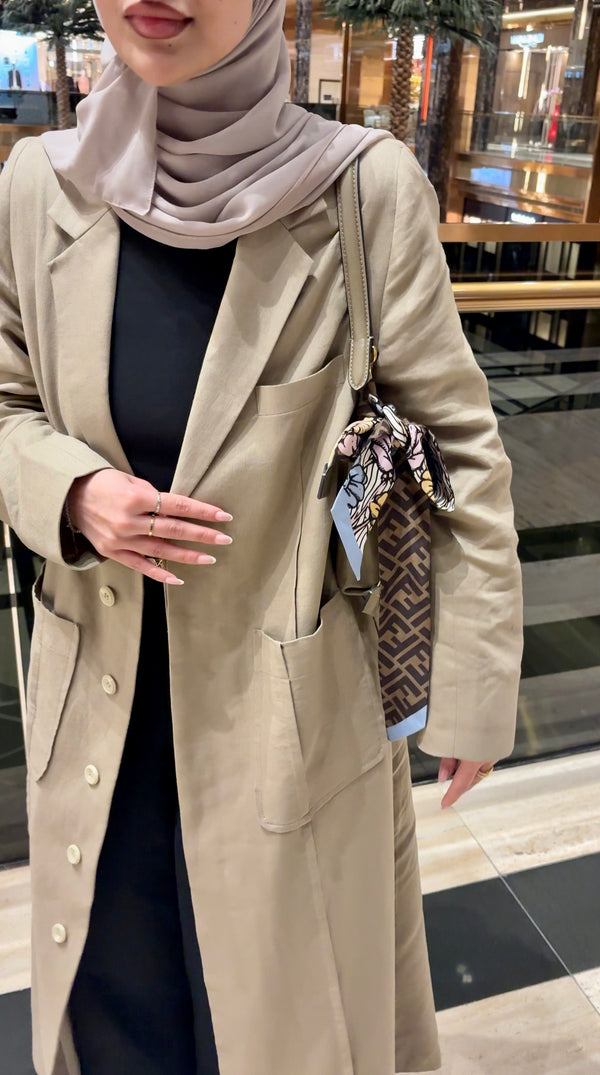 SINGLE-BREASTED LINEN JACKET