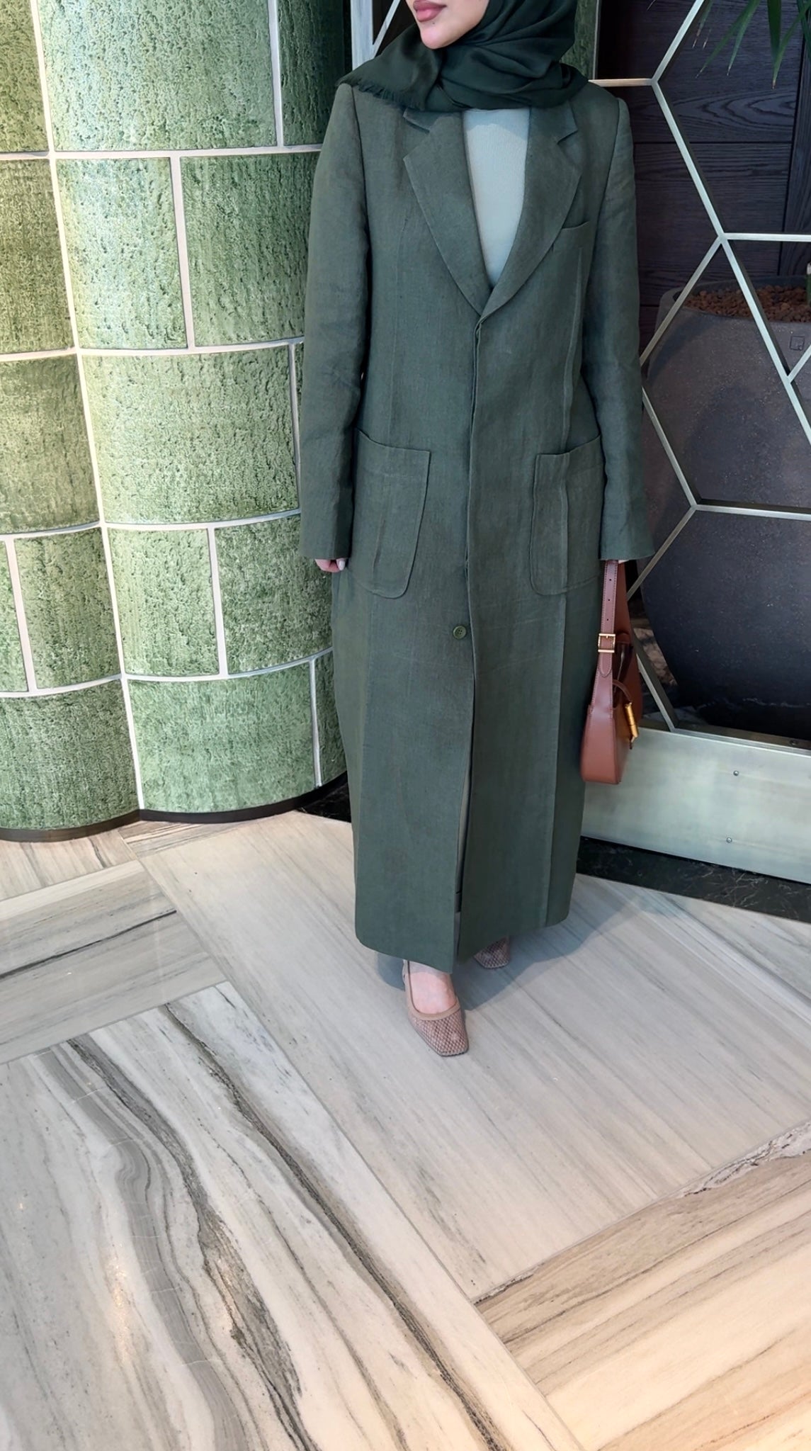 SINGLE-BREASTED LINEN JACKET