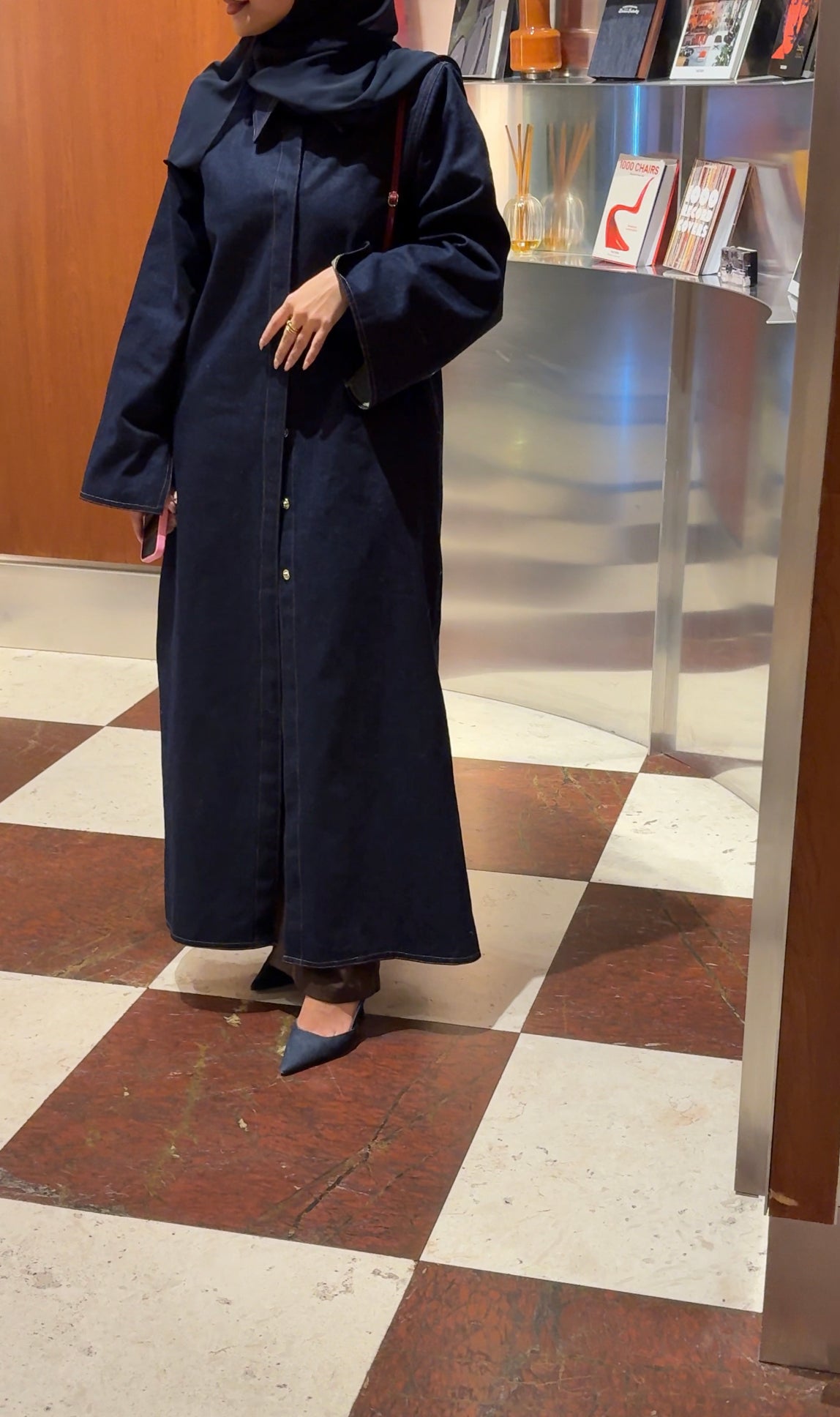 TAILORED LONGLINE DENIM JACKET