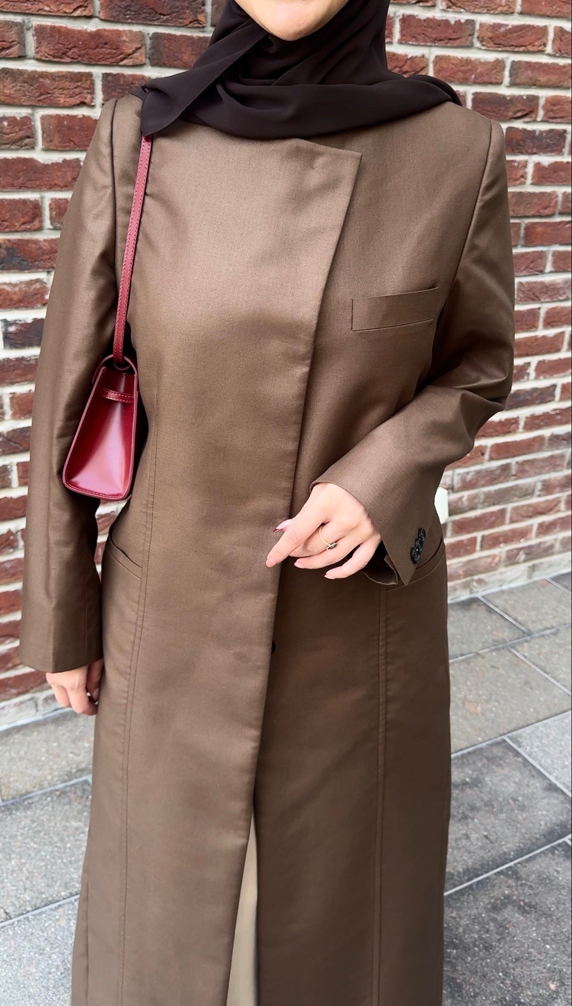 STRUCTURED HIGH NECK BLAZER