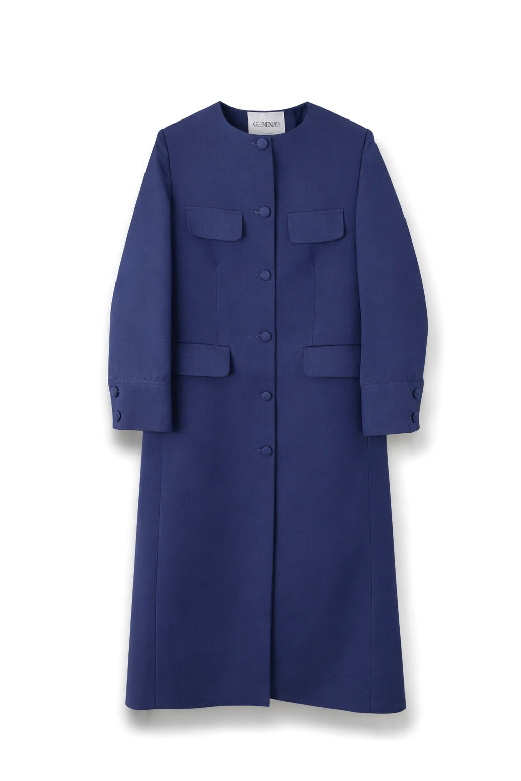 RTW ROUND NECK LINEN BLEND JACKET