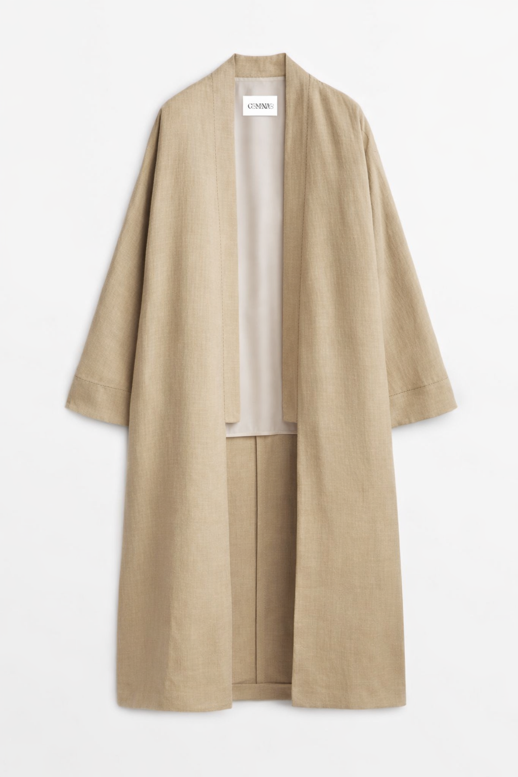 LONG KIMONO LINEN ABAYA