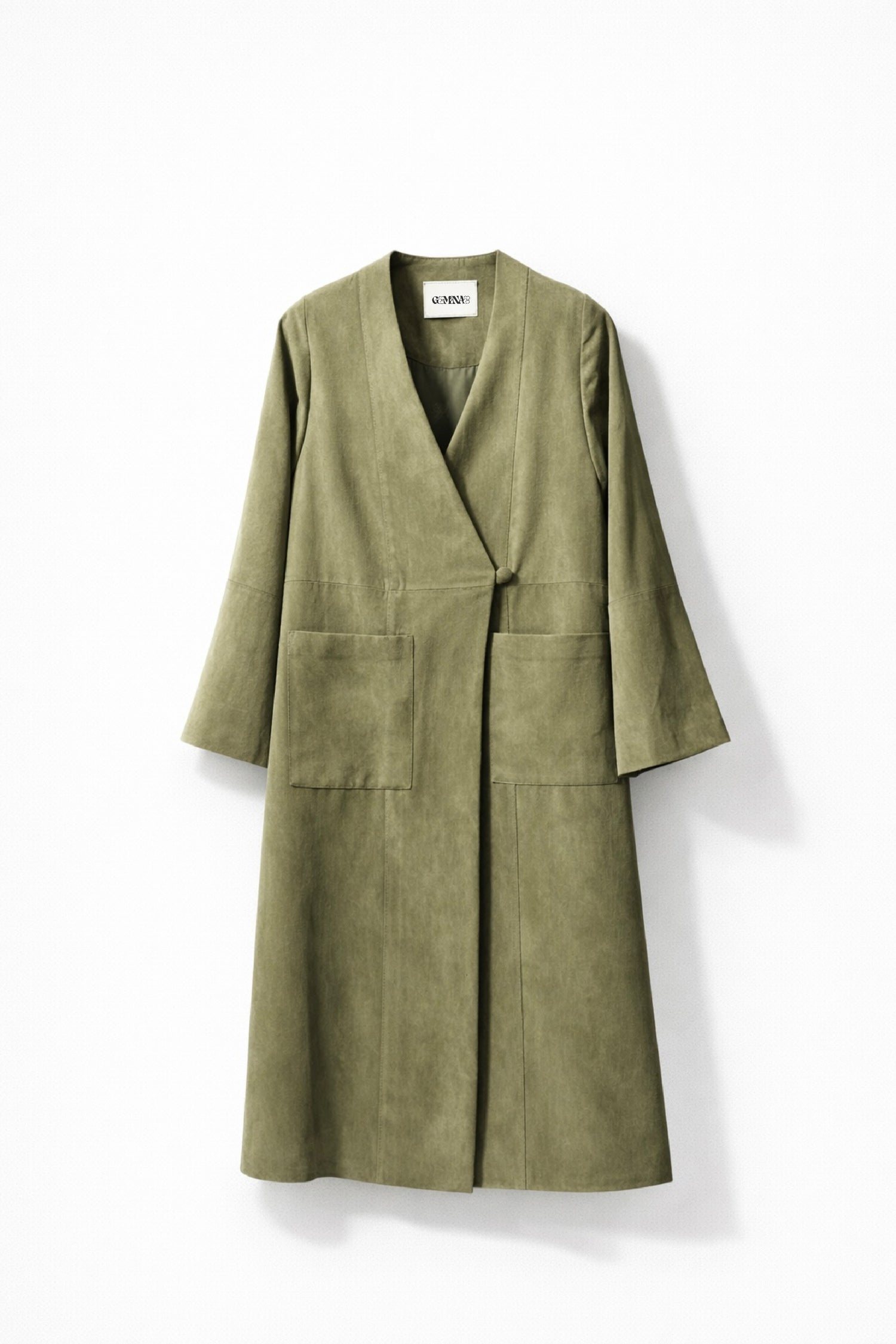 RTW LONG KIMONO WASHED SILK BLAZER