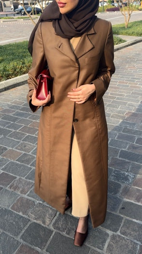 STRUCTURED HIGH NECK BLAZER ABAYA